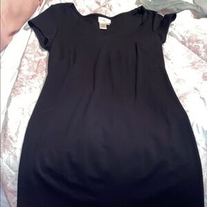 Classic Black Short Sleeve Dress